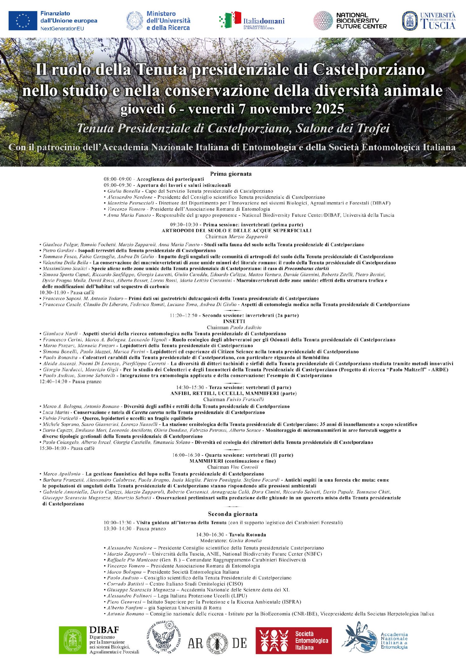 locandina evento Castelporziano