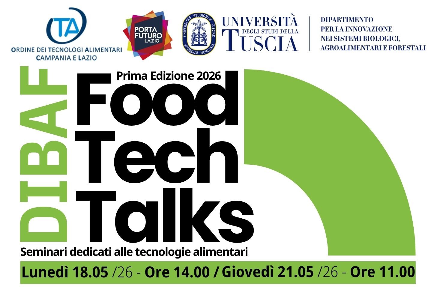 Food Tech Talks: doppio appuntamento con l’innovazione alimentare il 18 e 21 maggio